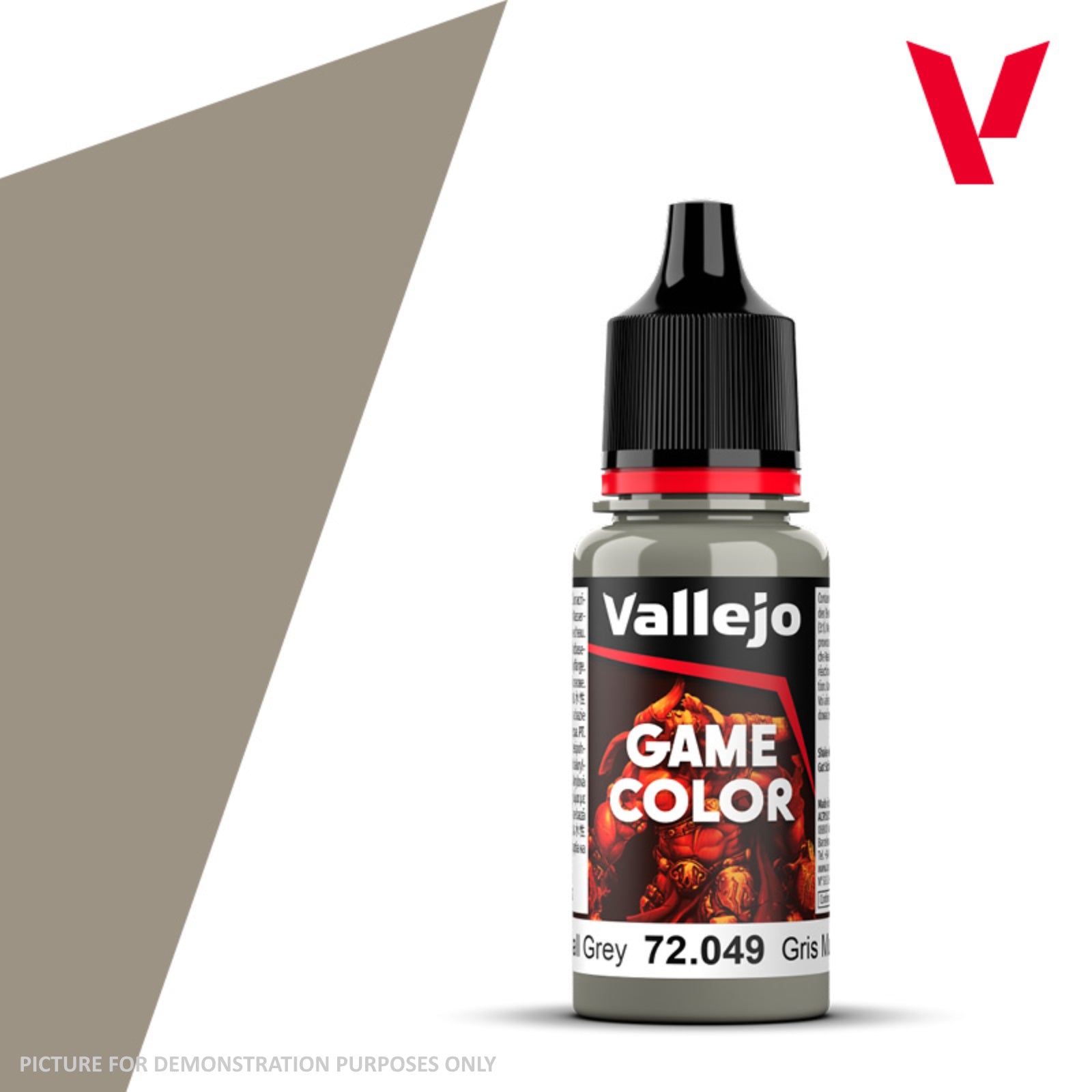 Vallejo Game Colour - 72.049 Stonewall Grey 18ml